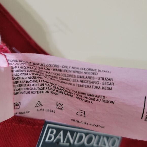 Bandolino Women's Mandie Signature Fit Mid Rise Straight Jean Apple Spice Red - Picture 14 of 16